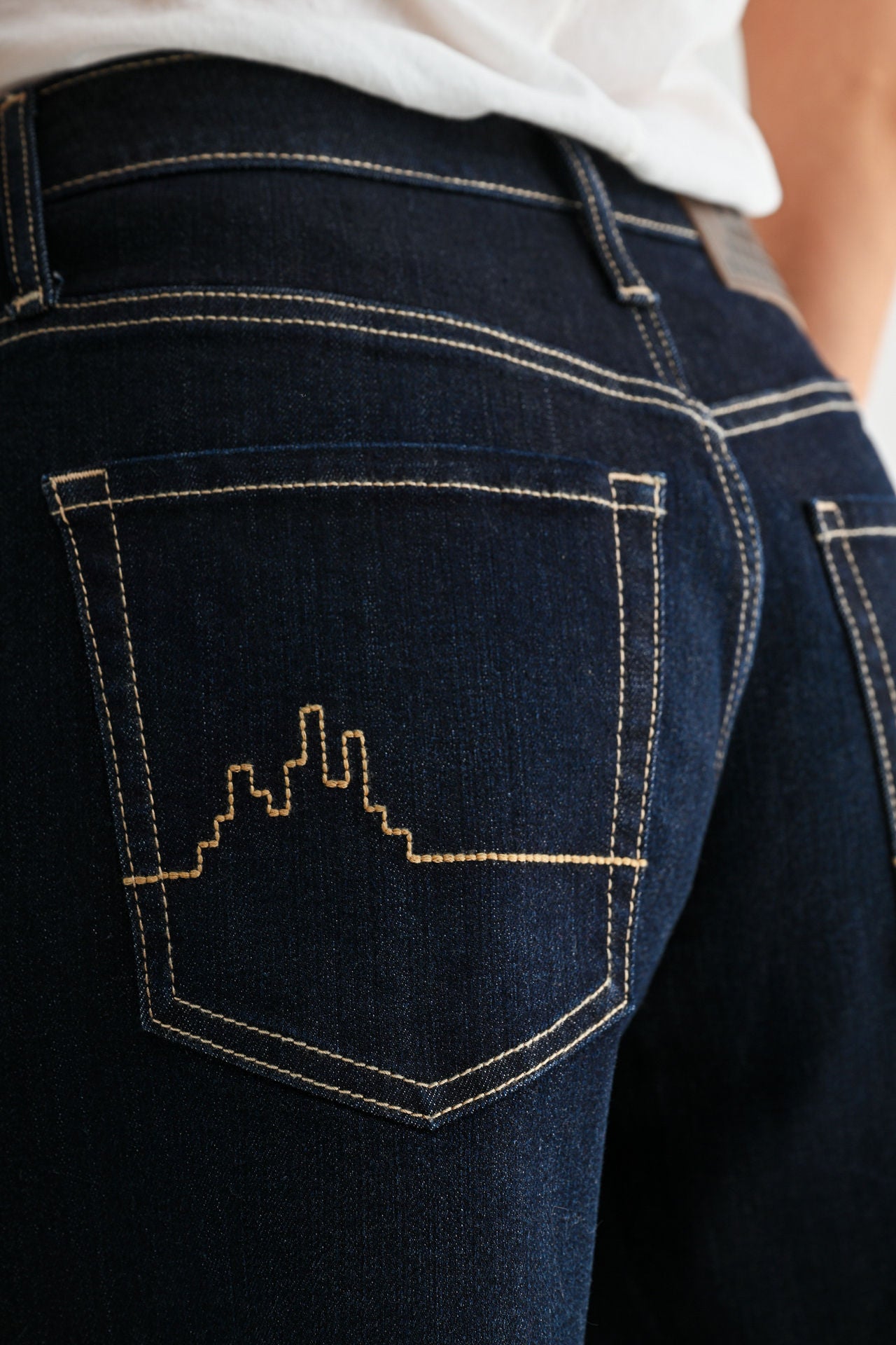 Dark Whisker Wash Dover Denim Short