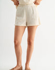 Pearl 3 Inch Short w/ Crochet Side