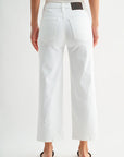 Ivory Dover Cropped Straight Leg Jeans