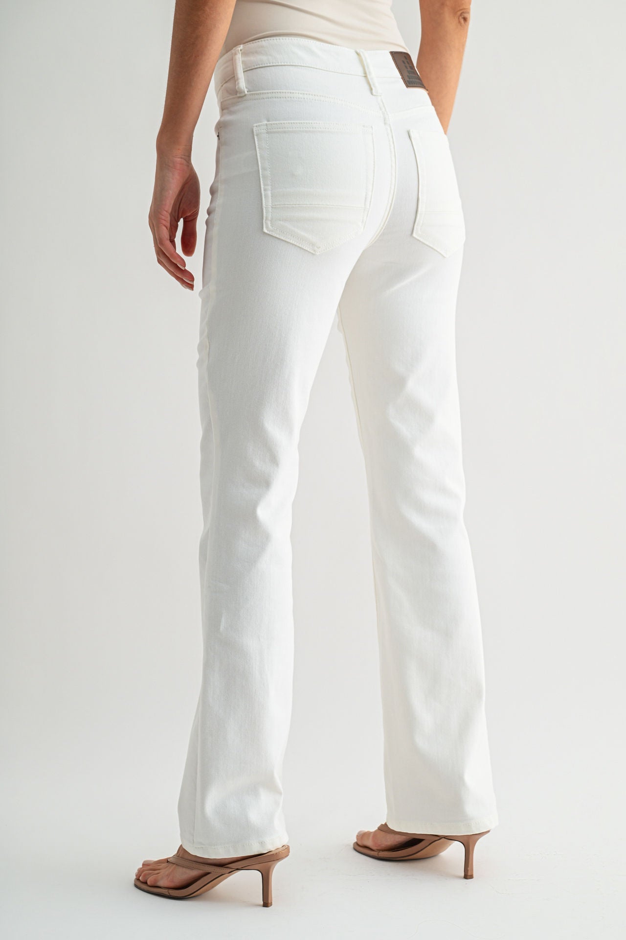 Ivory Chelsea Bootcut Denim