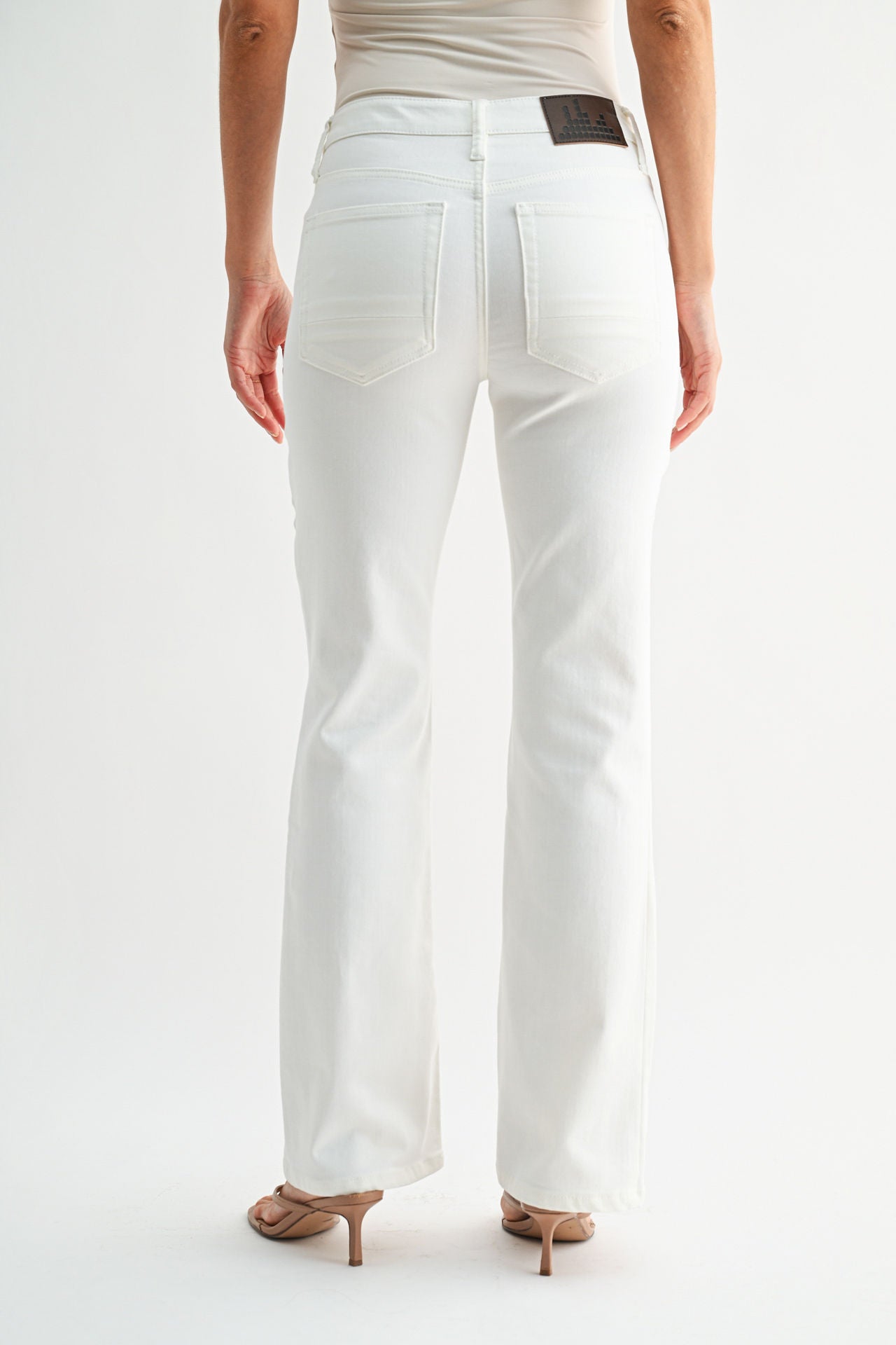 Ivory Chelsea Bootcut Denim