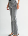 Gray Denim Chelsea Bootcut Jeans