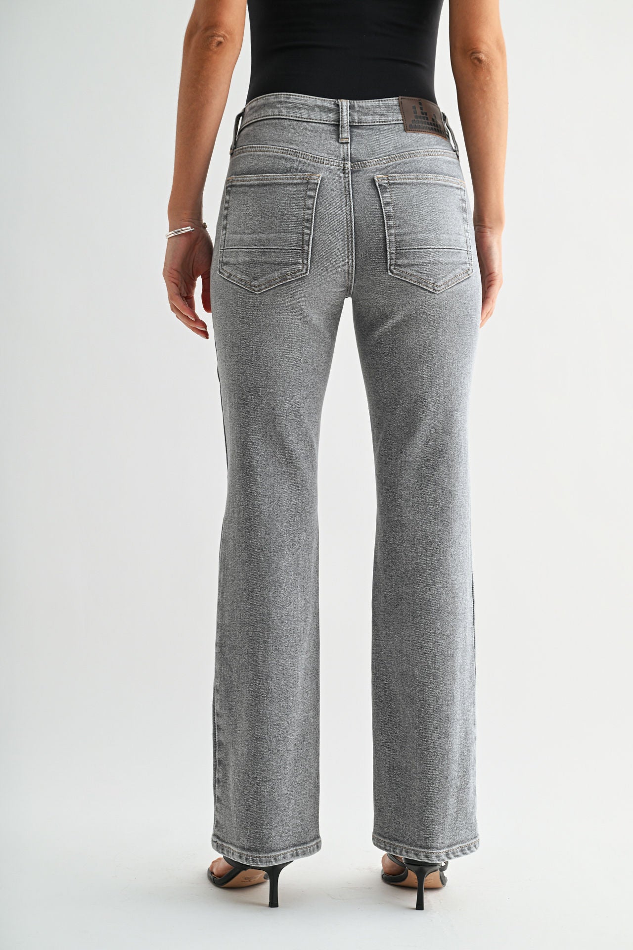 Gray Denim Chelsea Bootcut Jeans