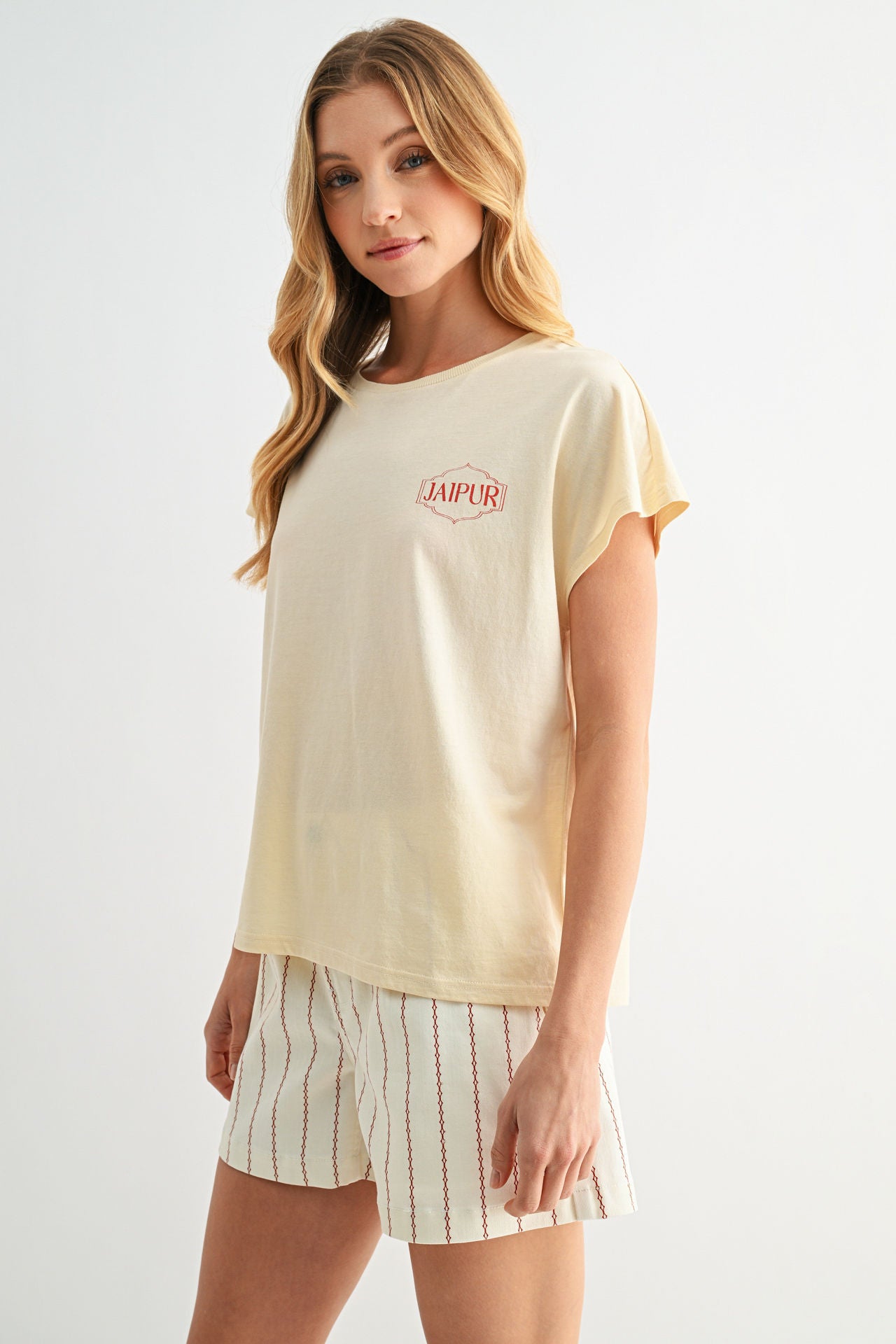 Pearl Dolman Sleeve Graphic Tee