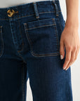 Soho Crop Jean Dark Indigo Denim