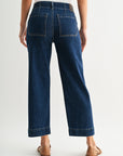 Soho Crop Jean Dark Indigo Denim