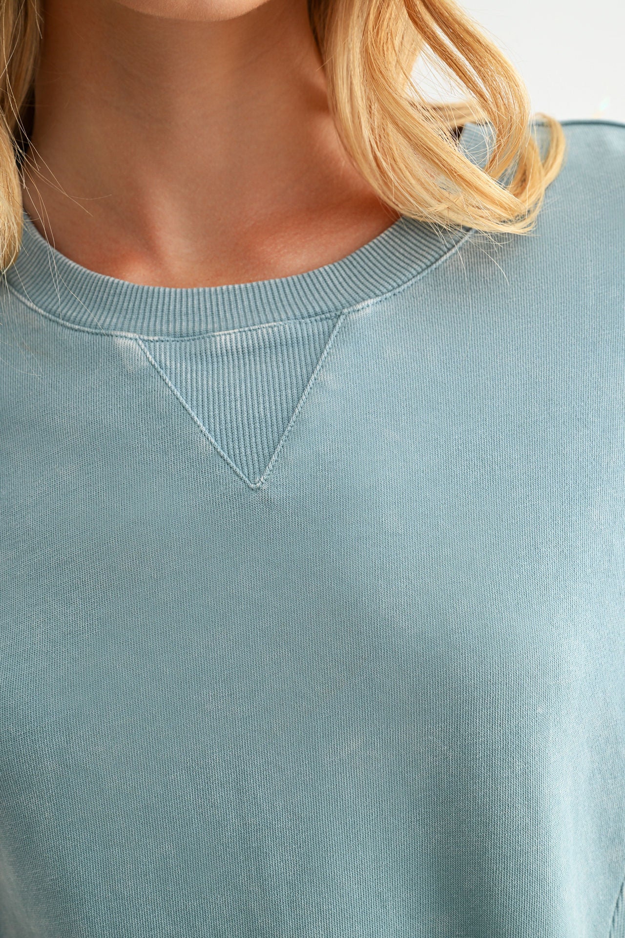 Blue Grotto Short Sleeve Sweatshirt