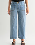 Soho Crop Jean Light Vintage Blue Denim