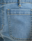 Soho Crop Jean Light Vintage Blue Denim