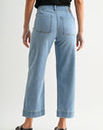 Soho Crop Jean Light Vintage Blue Denim