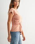 Conch Draped Knit Top