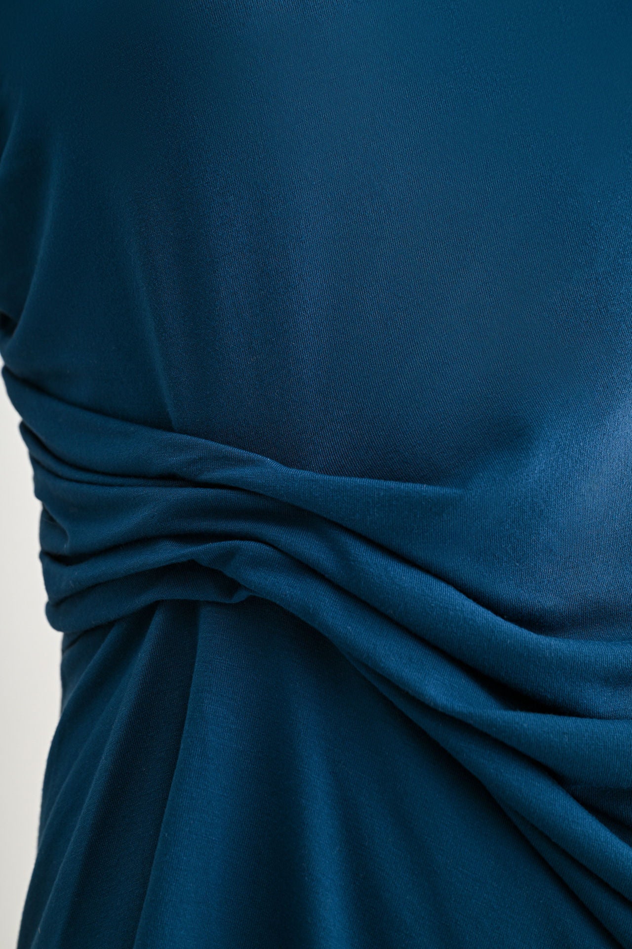 Blue Opal Draped Knit Top