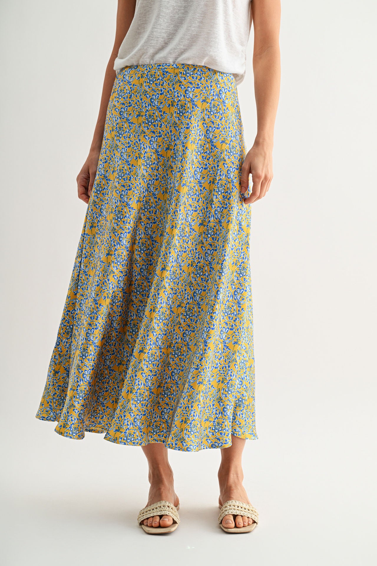 Ocean Bias Maxi Skirt