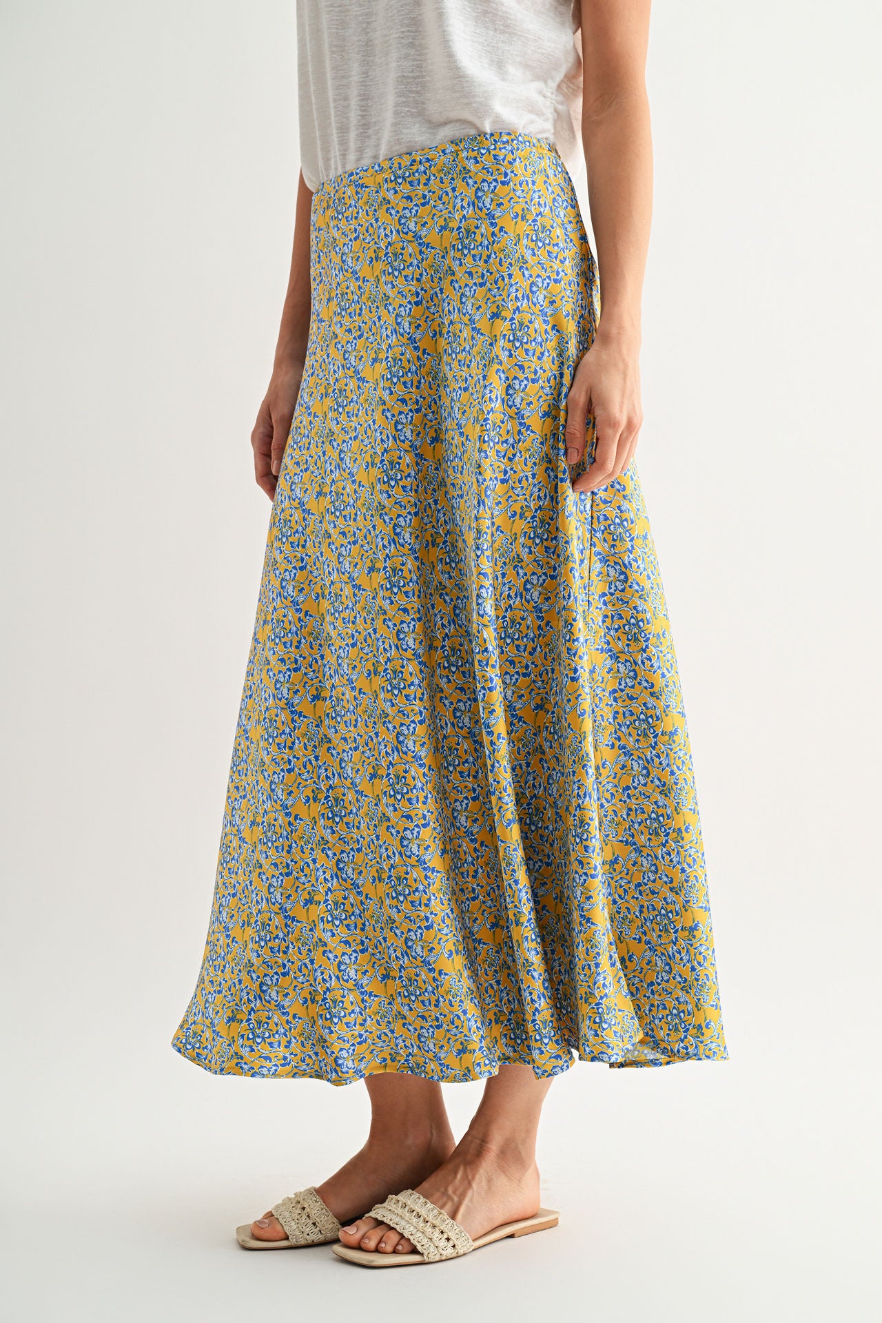 Ocean Bias Maxi Skirt