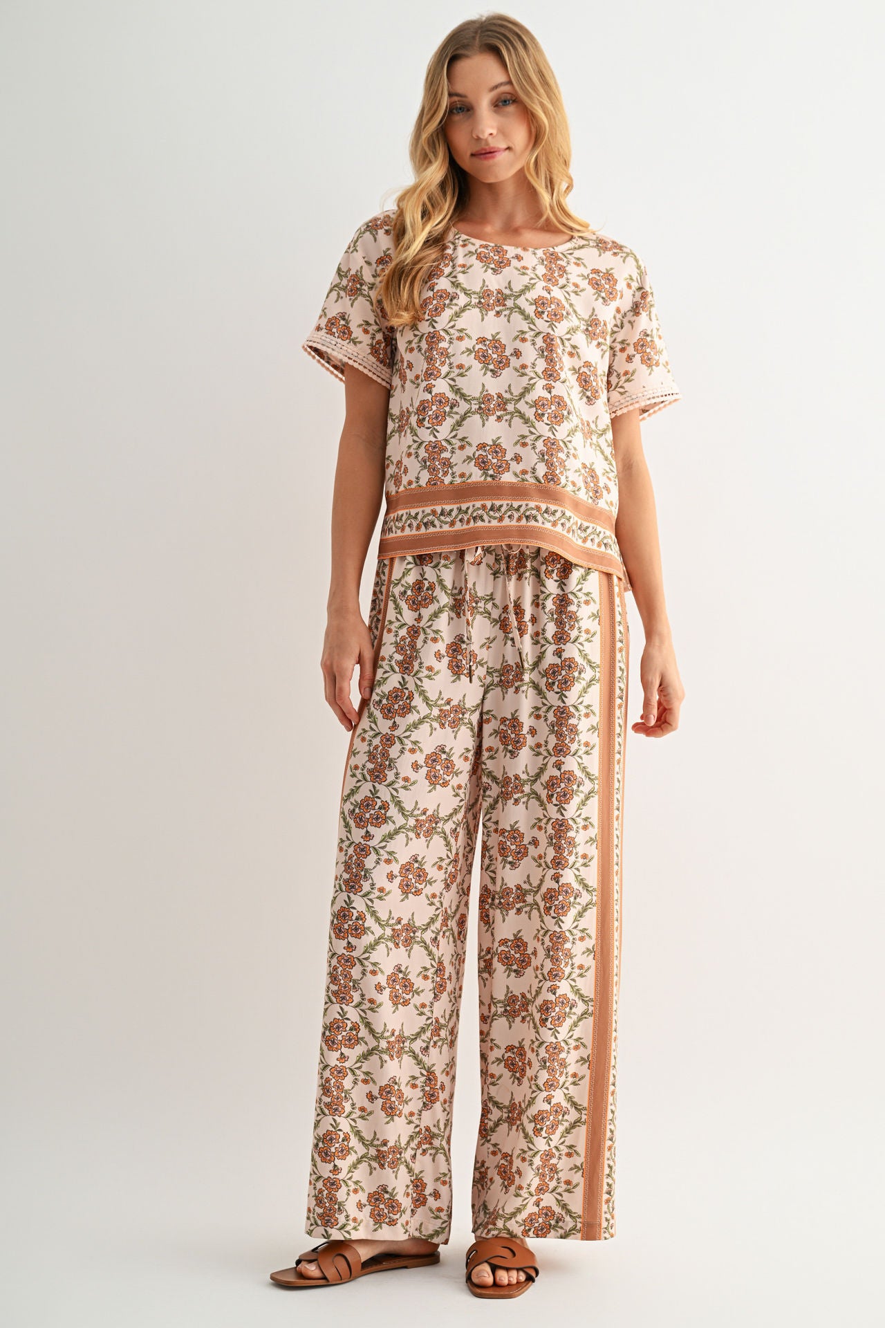 Pumice Short Sleeve Crew Neck Top