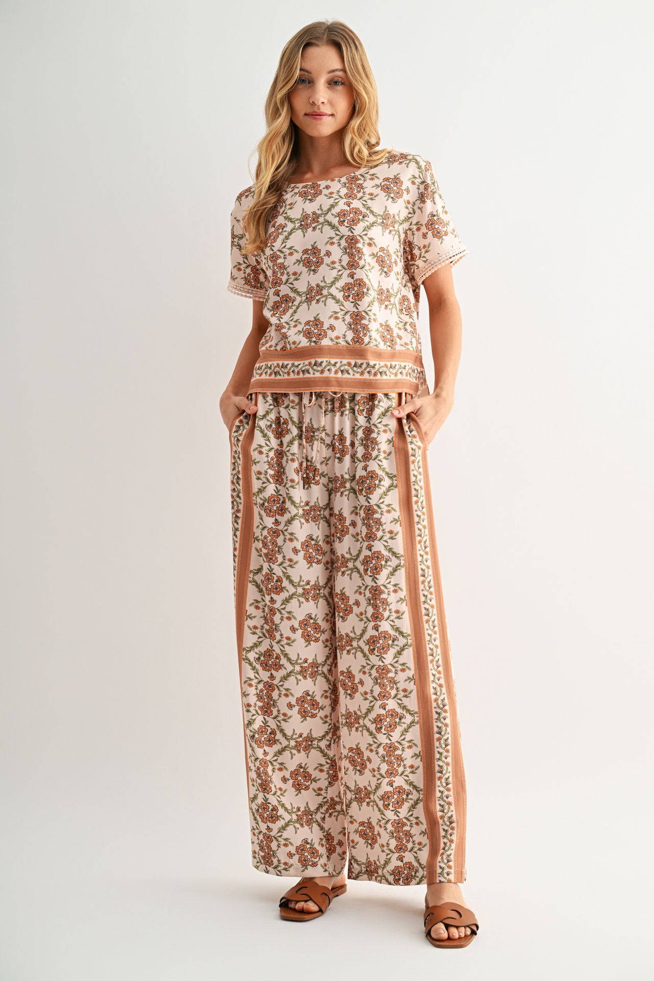 Pumice Side Slit Pant