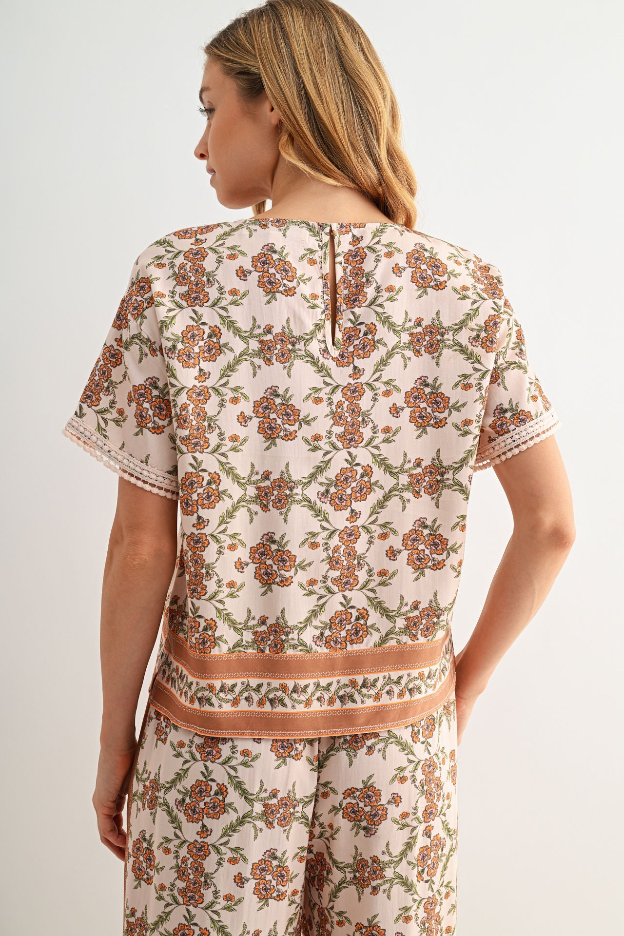 Pumice Short Sleeve Crew Neck Top