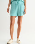Aqua Sky Cozy Rib Shorts