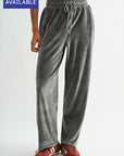 Charcoal Plus-Size Trouser Track Pant