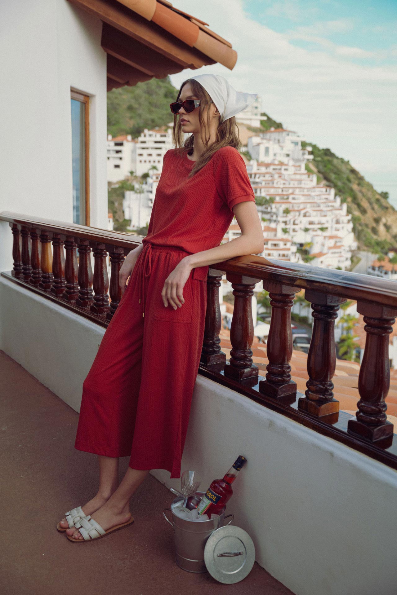 Brick Cropped Pant