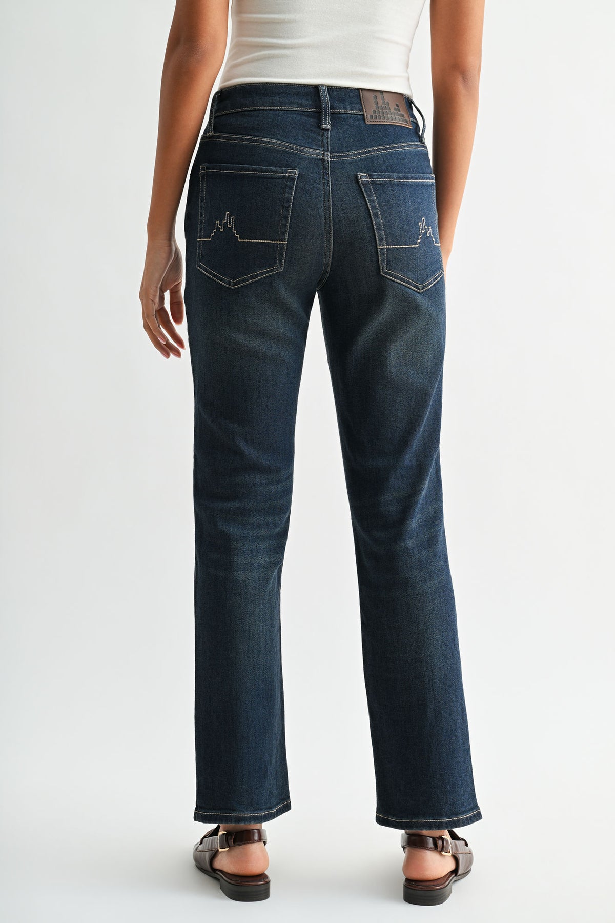 Dark Whisker Wash Dover Straight Leg 