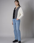 The 'Vintage Tagged Whisker' Dover Straight Leg delivers both comfort and statement flair.