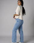 The 'Vintage Tagged Whisker' Dover Straight Leg delivers both comfort and statement flair.