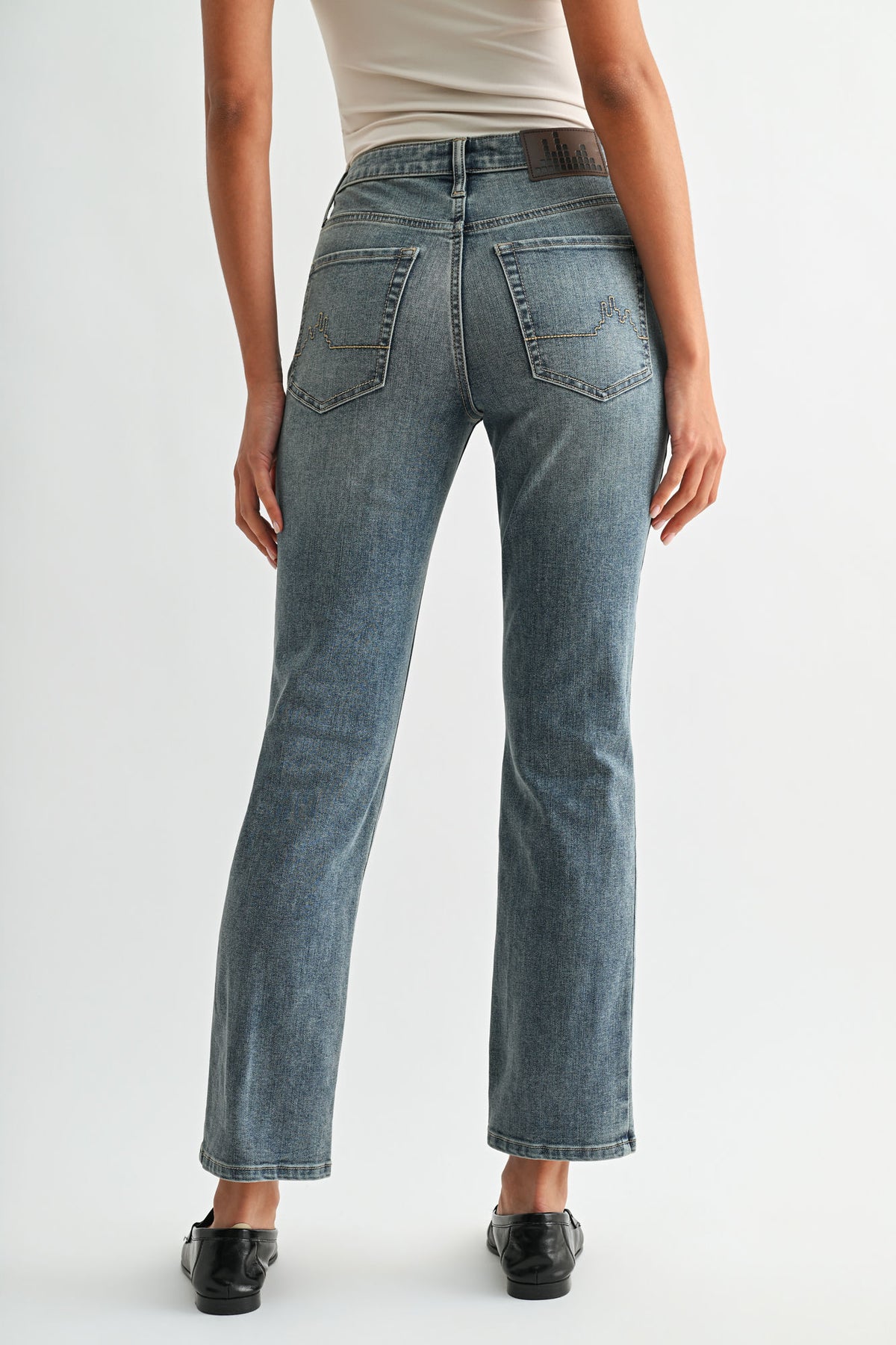 Antique Whisker Wash Plus-Size Dover Straight Leg