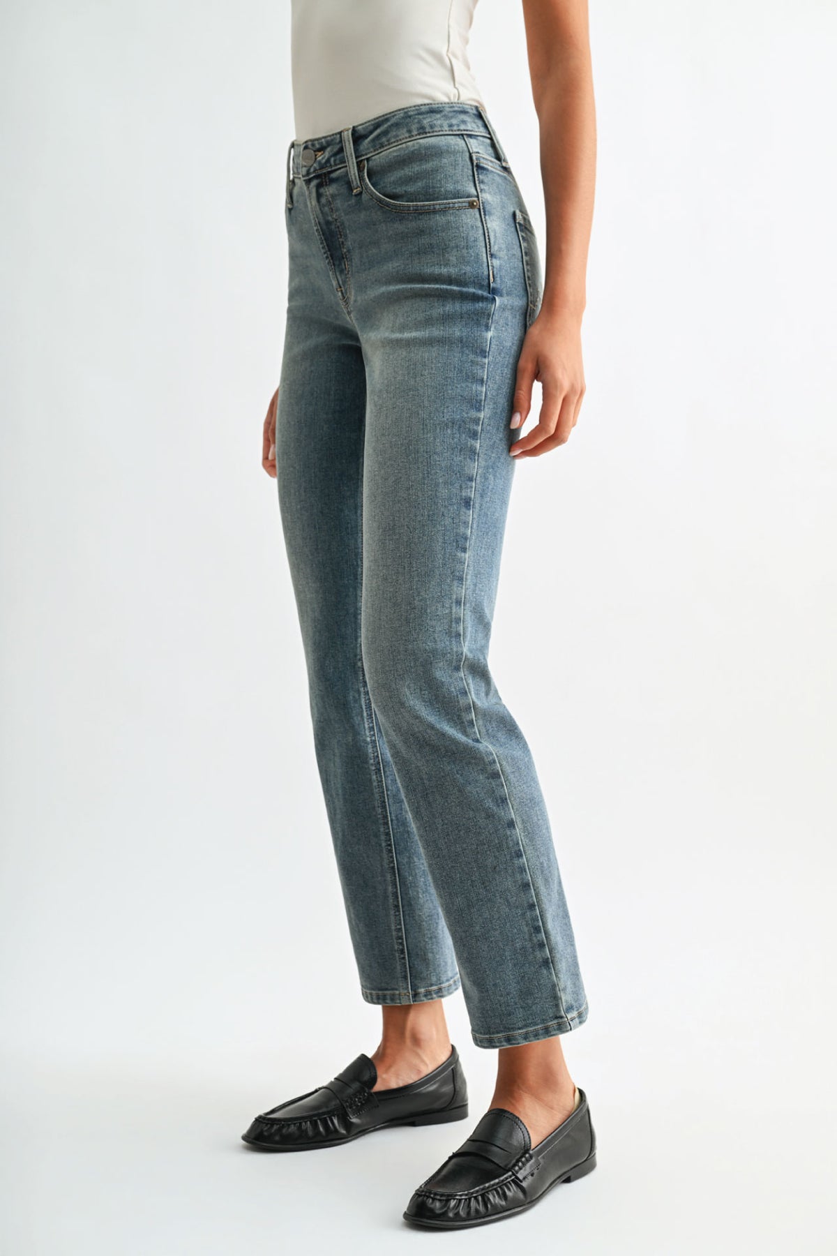 Antique Whisker Wash Denim Dover Straight Leg