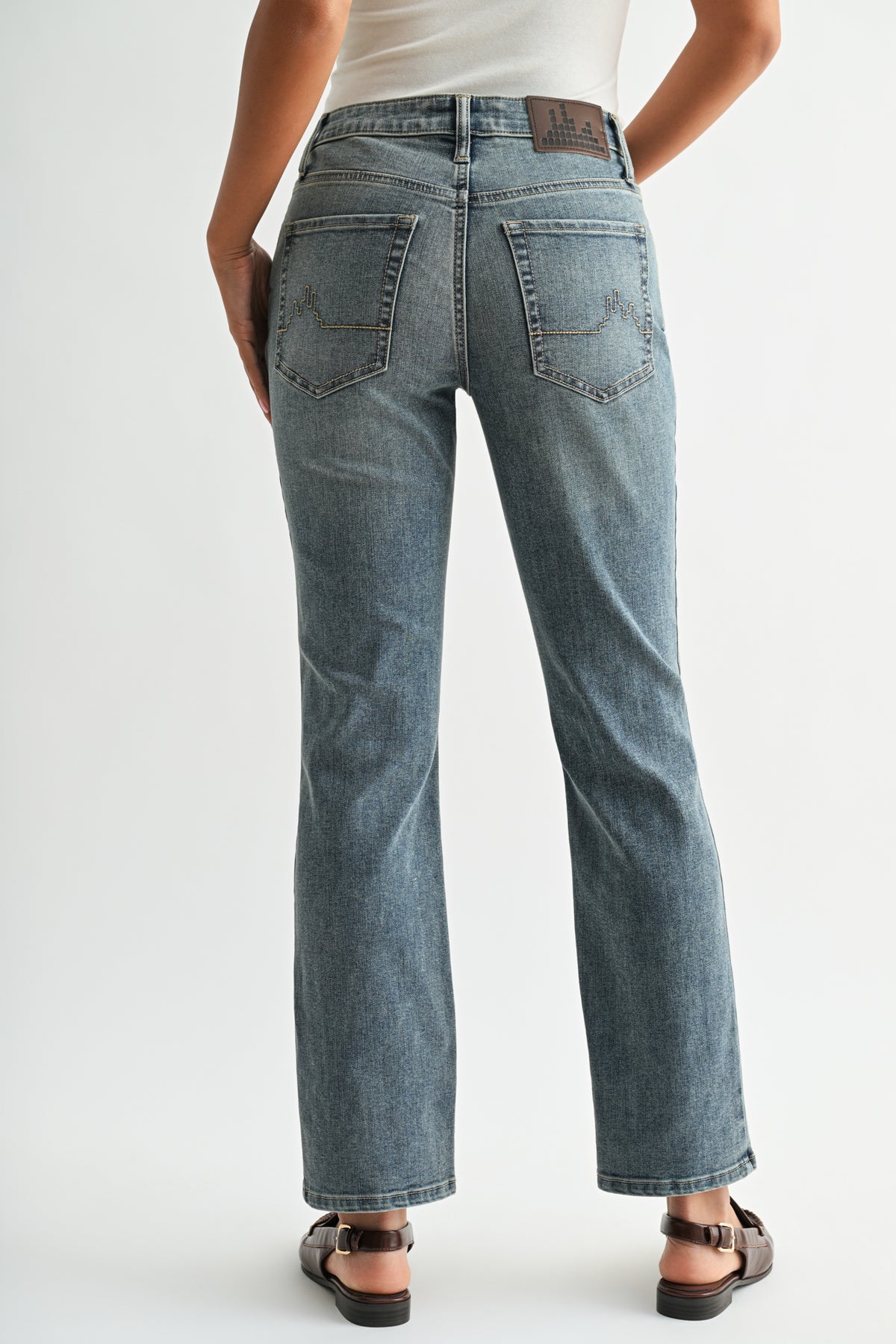 Antique Whisker Wash Plus-Size Dover Straight Leg