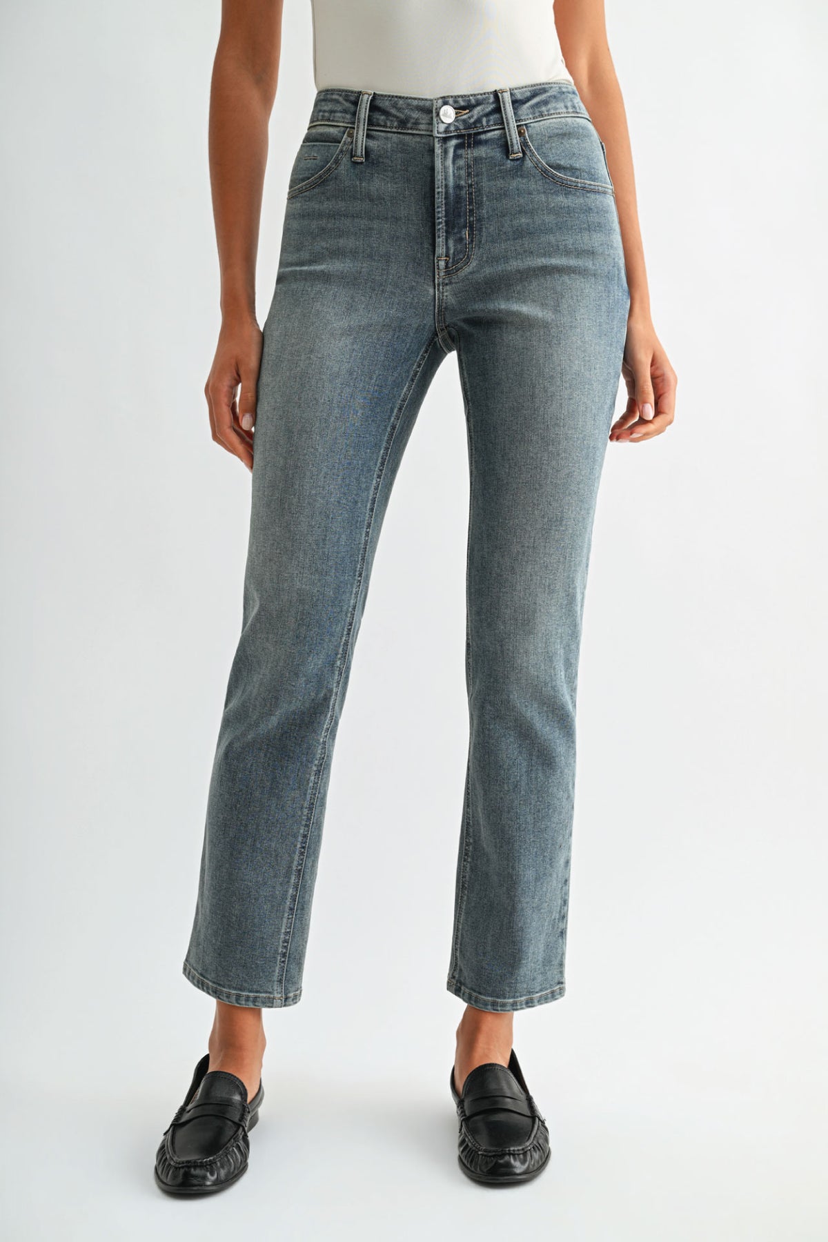 Antique Whisker Wash Denim Dover Straight Leg