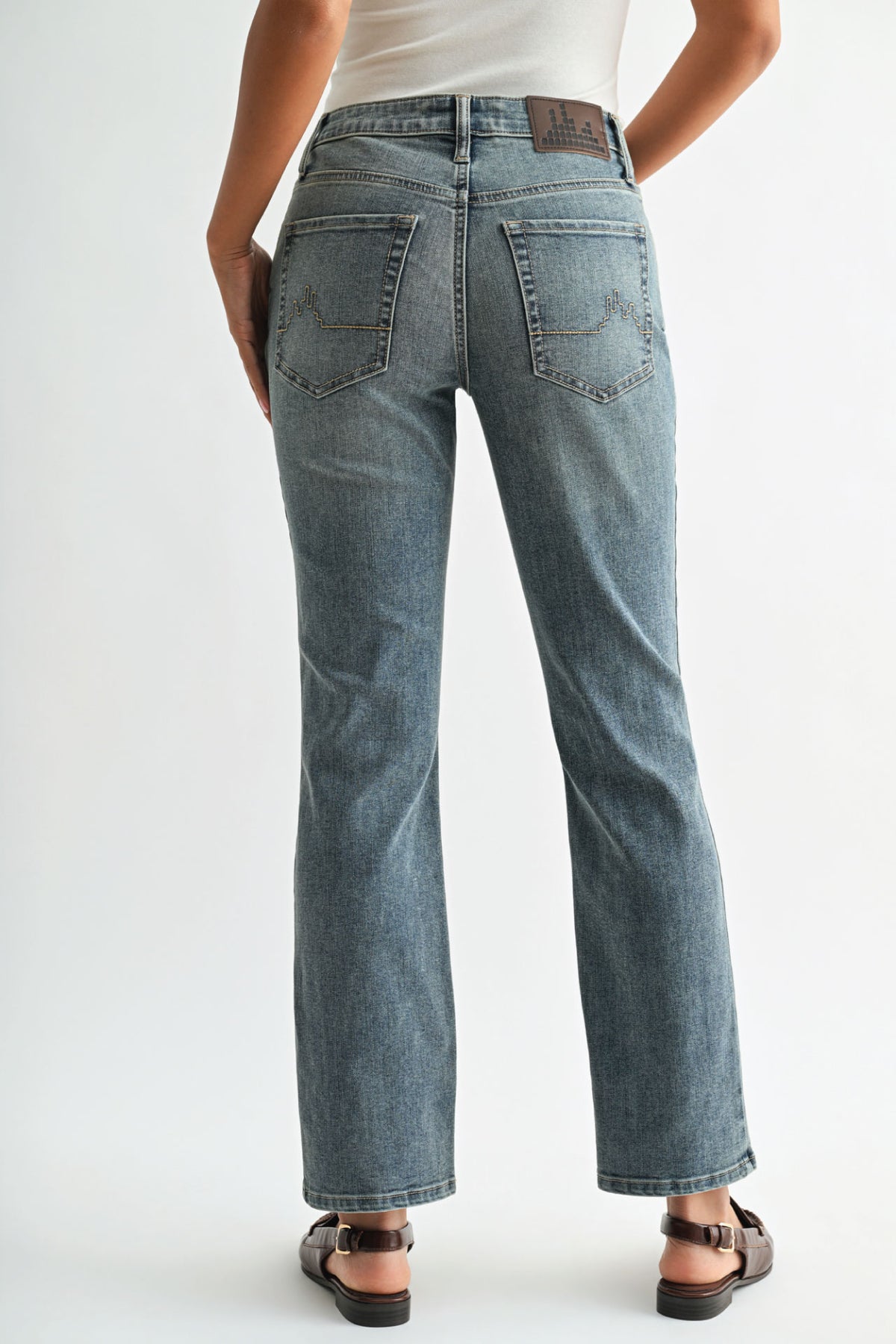 Antique Whisker Wash Denim Dover Straight Leg