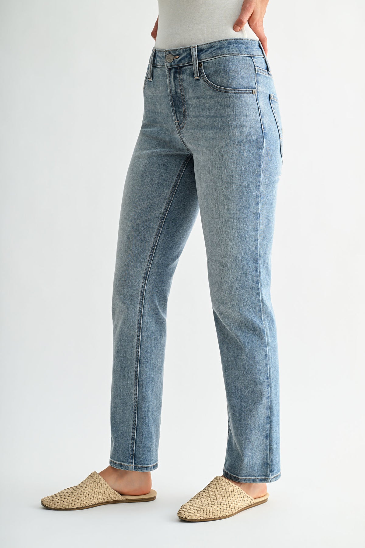 Antique Whisker Wash Denim Dover Straight Leg