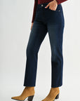 Medium Indigo Denim Dover Straight Leg