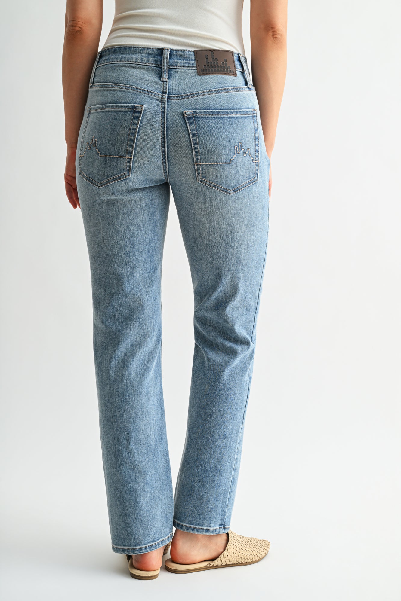 Antique Whisker Wash Denim Dover Straight Leg