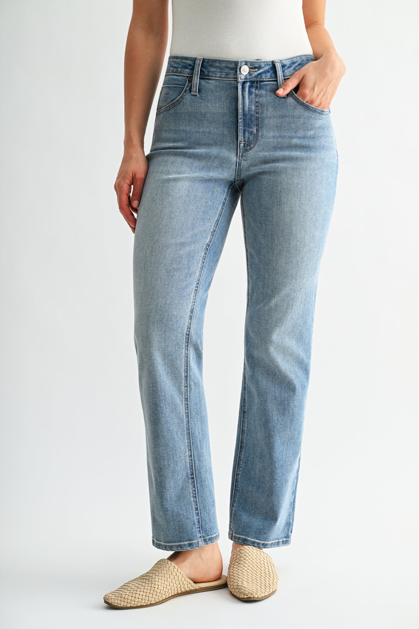 Antique Whisker Wash Denim Dover Straight Leg