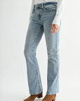 Light Vintage Tagged Whisker Petite Chelsea Bootcut