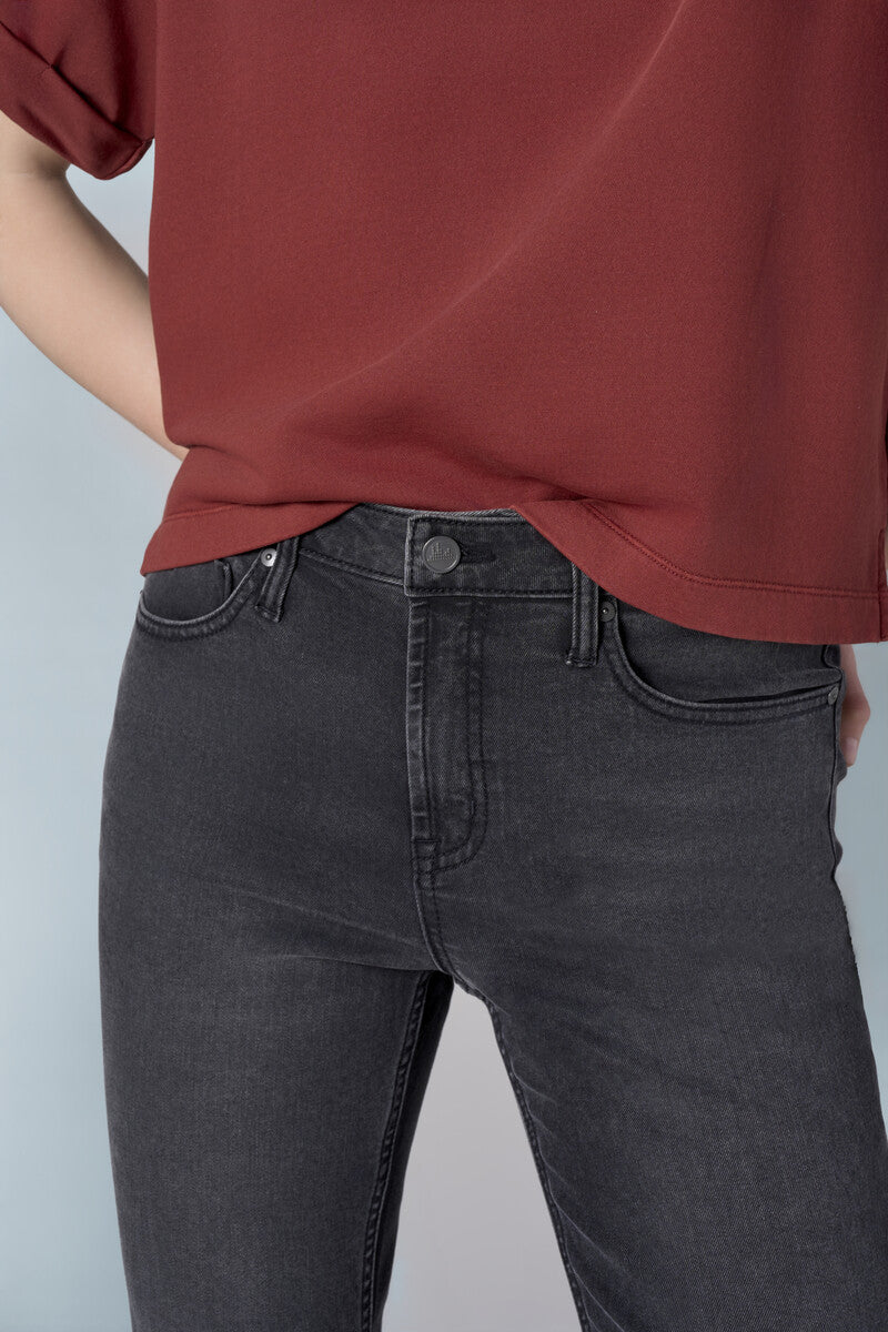 Experience the warm look of our 'Black Denim' Chelsea Bootcut- Washed Black.