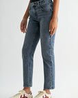 Medium Indigo Denim Melrose Tapered Jean