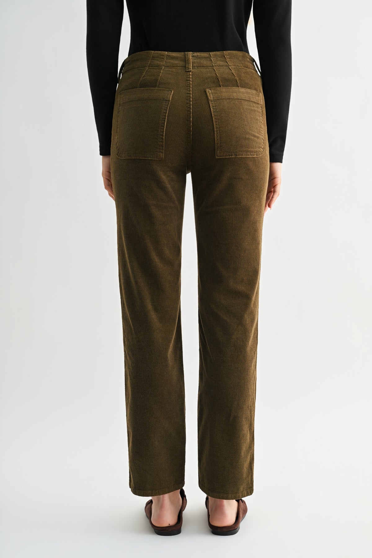 Moss Soho Straight Leg Corduroy Pant