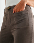 Mushroom Soho Straight Leg Corduroy Pant