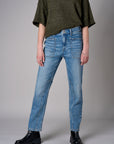Patch Pocket Tapered Jean in Indigo