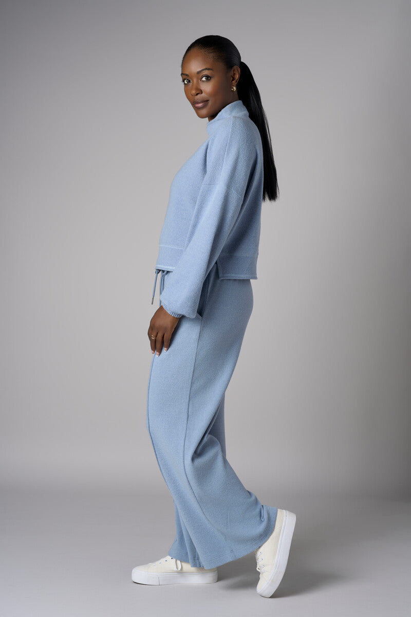 Fall in love with the distinctive 'Sky' Pintuck Lounge Pant – a must-have for any wardrobe.