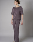 Add a pop of color to your look with the 'Dark Gray' Side Panel Athletic Pant.