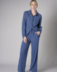 Discover the allure of 'Blue' in our top-selling Side Stripe Lounge Pant.