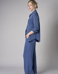 Discover the allure of 'Blue' in our top-selling Side Stripe Lounge Pant.