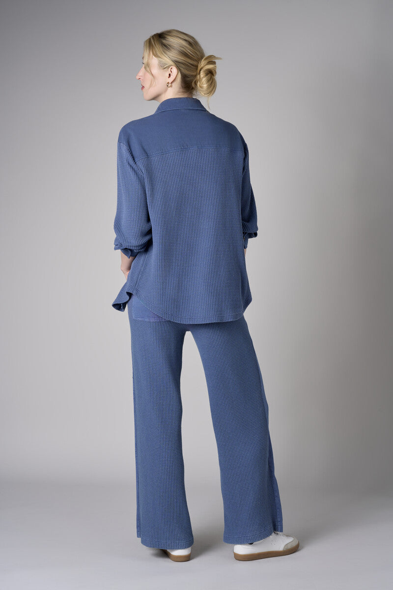 Discover the allure of &#39;Blue&#39; in our top-selling Side Stripe Lounge Pant.