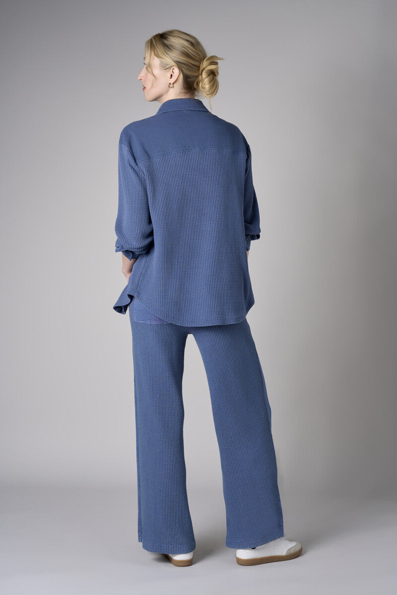 Discover the allure of &#39;Blue&#39; in our top-selling Side Stripe Lounge Pant.
