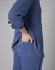 Discover the allure of 'Blue' in our top-selling Side Stripe Lounge Pant.