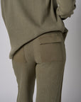 Let your outfit shine with this vibrant 'Light Olive' Side Stripe Lounge Pant.